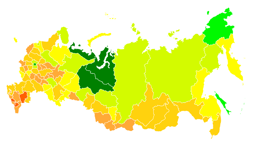 1. Oroszország számokban 143 millió fő 17 millió km2 21 Köztársaság 9 Határterület 46