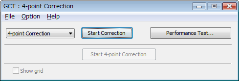 3. Kényelmi funkciók Ferde szögből vetített képek (az Image Express Utility Lite program geometriai korrekciós funkciója) A Geometric Correction Tool (GCT, Geometriai korrekciós eszköz) funkció még a