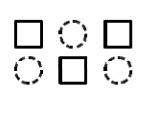 Átfedéses kiválasztás: Húzza a mutatót jobbról balra, hogy csak azokat az objektumokat válassza ki, melyeket tartalmaz vagy valamilyen mértékben átfed a téglalap alakú ablak.