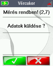 5. ábra 6. ábra A manuális mérés menete a következő: 1. Kapcsolja be a vizsgálathoz szükséges gyógyászati mérőeszközt. 2. Végezze el a mérést. 3.