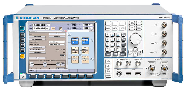 4.1. ábra. Rohde-Schwarz SMU200 jelgenerátor 4. fejezet A felhasznált műszerek A mérés a Rohde & Schwarz (http://www.rohde-schwarz.com) által gyártott műszerek segítségével történik.