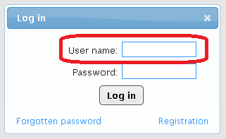 Bejelentkezés Az S02000 képernyő a Log in menüpontra kattintva jelenik meg.