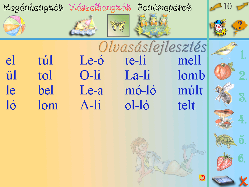 Helyes artikuláció 25 5. Feladatlapok a differenciálásához Szótagazonosítás, összekötés vonallal, szótagok párosítása, szavak leírása 6.