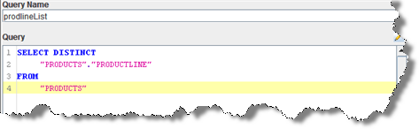 29. ábra SQL Query megadása (Ezt a lekérdezést természetesen előállíthatjuk az előbb ismertetett SQL Query Designer segítségével is) 10.