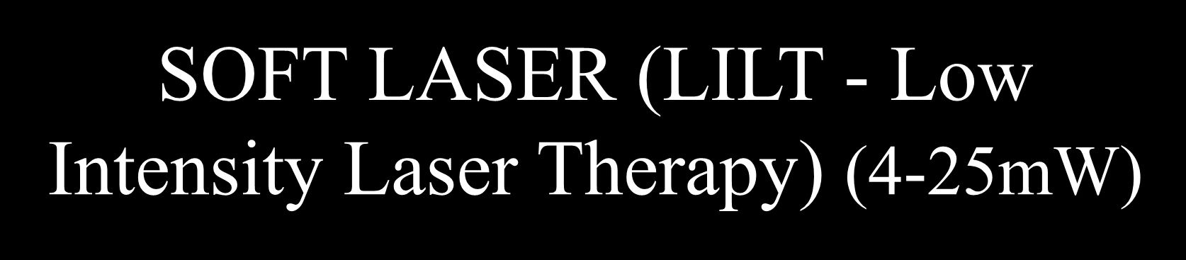 SOFT LASER (LILT - Low Intensity Laser Therapy) (4-25mW) Dermatológiai indikációk: Herpes simplex, herpes zoster Poszt-herpeszes