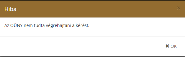 A probléma okai az alábbiak lehetnek: - Hibás KASZ lett megadva: Ellenőrizni kell, hogy valóban a megfelelő KASZ lett-e beírva. - Hibás tanúsítvány adatok.