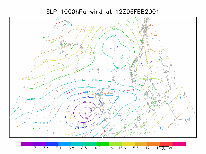 A p-rendszerbeli vertikális sebesség ) értéke 0,60 hpa/óra, ami erőteljes feláramlásra utal megindult a konvekció (45. ábra)