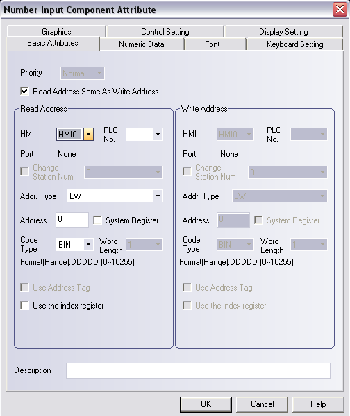 Number Input A Number Input eszközzel számokat vihetünk be a kijelzőről. Az elemet úgy tudjuk a projekthez hozzáadni, hogy az ikonjára kattintunk és behúzzuk a kijelző területére.