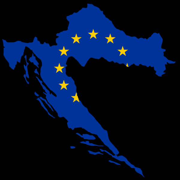 6. Horvátország és az Európai Unió 6. ábra. EU zászló, Horvátország Forrás: http://upload.wikimedia.