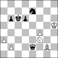 Majoros Béla Magyar Sakkvilág TT 2011 MSV 2011/Nov NrGV2) 2Díj (MB:07/32p) a) Diagram 1 g3 + g2 2 f3 g6 3 b4 a6 # b) g1 1 g3 + h2 2 h4 e5 3 b4 c7 # H#3 a) Diagram (5+8) b) g1