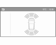 Vezetés és üzemeltetés 163 értéket, akkor az első parkolósegéd kikapcsolva marad, amikor a sebesség 11 km/h érték alá esik.