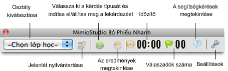 A MimioStudio Osztálykönyv névjegye A MimioStudio Osztálykönyv tartalmazza az összes osztálytermi tevékenység eredményét.