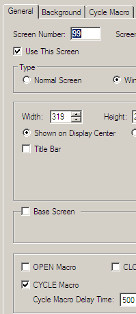 normál, ablakos illetve menü típusú Normál képernyő a teljes rendelkezésre álló helyet kitölti, egy időben egy normál képernyő lehet megnyitva.