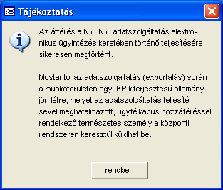 Floppy-s adatszolgáltatásról áttérés e-nyenyi-re 3.