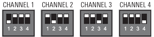 3. Input 2 (2. bemenet) A 2. bemenet gombja választja ki a második bemenetet az adón és a vevőn. A 2. bemenet kapcsolja azt a készüléket, amelyet a DigiConnector 2 tartozékkal (pl.