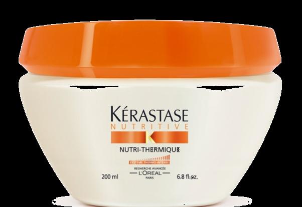 Nutritive Masque Nutri-Thermique (Mászk nütritermik) Hő hatására aktiválódó intenzíven tápláló hajápoló pakolás száraz és igénybevett hajra.