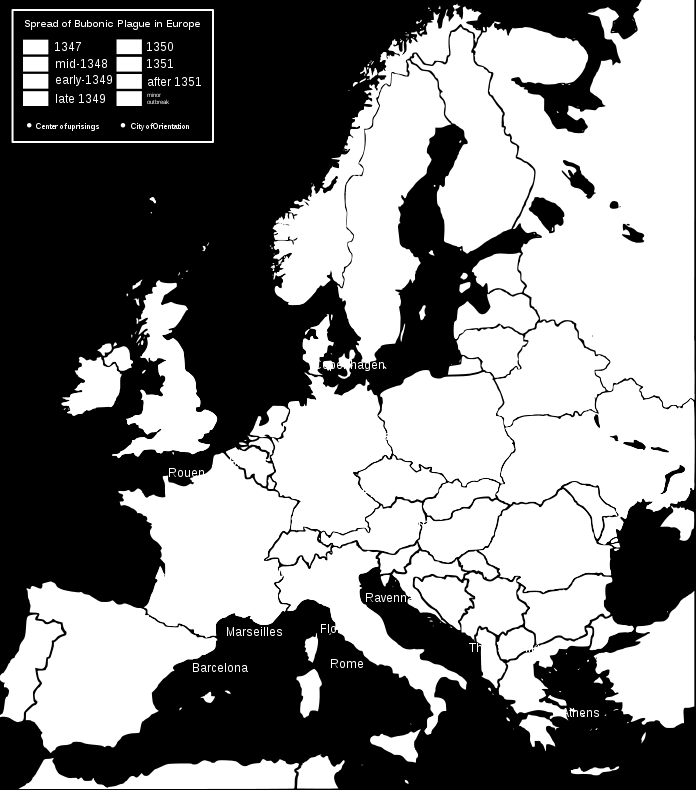 Pestis a 14. században https://upload.wikimedia.