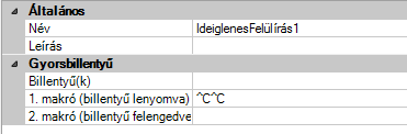 4 Tegye a következők egyikét: Az alapértelmezett IdeiglenesFelülírás1 név helyére írjon be egy új nevet. Kattintson a jobb gombbal az IdeiglenesFelülírás1 elemre. Kattintson az Átnevezés menüpontra.