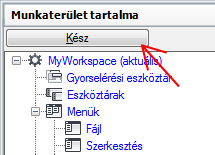 5 A <fájlnév> testreszabási beállításai területen kattintson a plusz (+) jelre a Menük vagy Részleges testreszabási fájlok csomópont mellett a csomópont kibontásához.