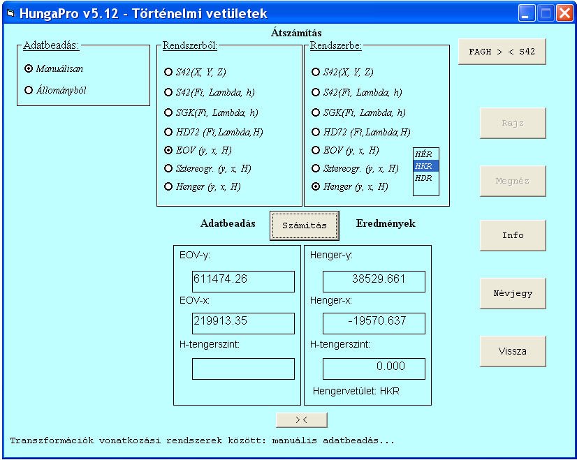 A Történelm programrész