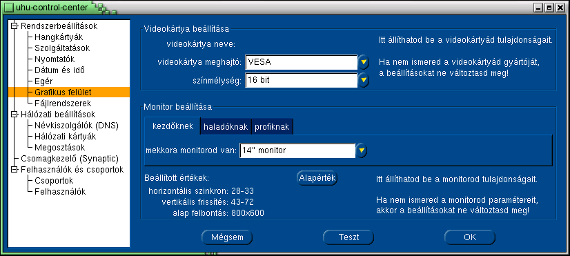 94 6. FEJEZET AZ UHU-VEZÉRLŐPULT 6.3. ábra.