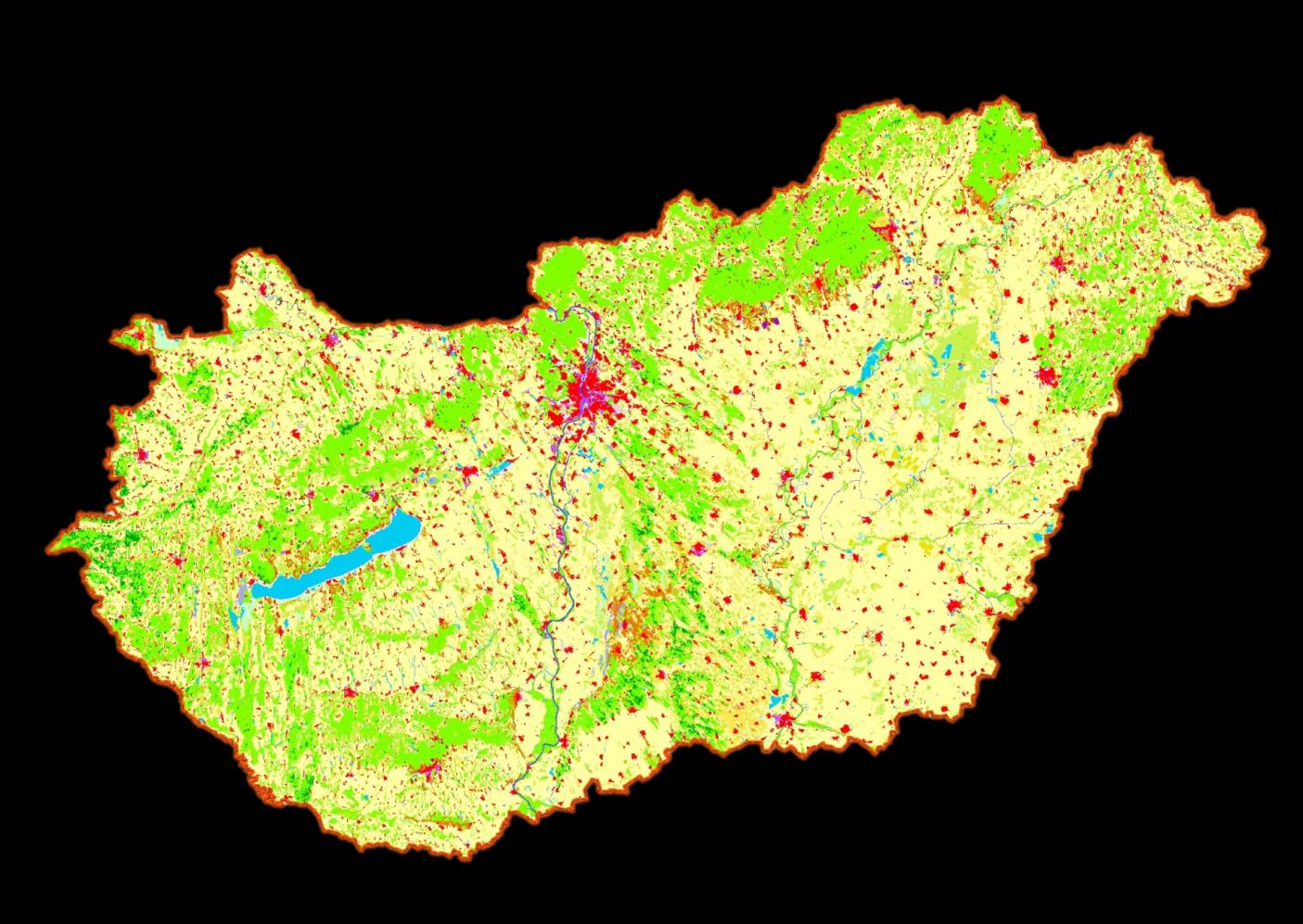 Felszínborítottság (2006) Szántóföldek (53%)