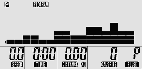 P5 P6 P7 P8 P9 P10 Watts Control P11 P12 f. Az ENTER megnyomása után a kijelzőn felfénylik a TIME. g. UP vagy DOWN : Nyomja meg az UP vagy DOWN gombot a kívánt program kiválasztásához.