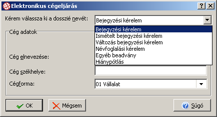 e) A beküldendő dosszié összeállítása, aláírása 12.e.1. Összeállítás 1. Indítsuk el a Mokka szoftvert 2. Válasszuk ki jobb szélen a lenyíló listából a megfelelő sémát.