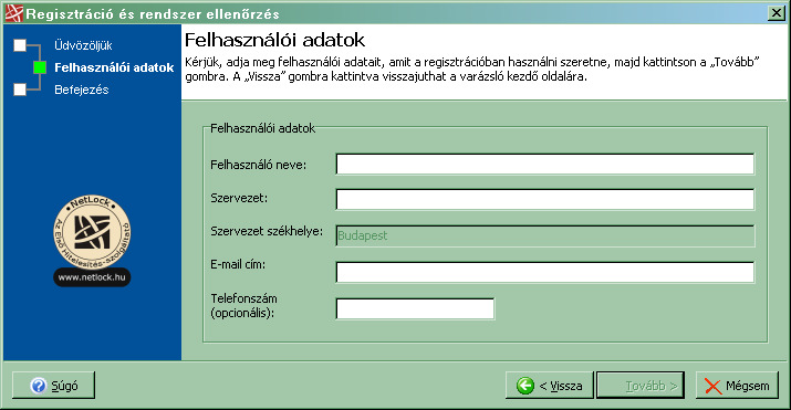 Ha a szoftver a rendszerellenőrzésen nem felelt meg üzenetet jelez, akkor a számítógéphez nincs szkenner csatlakoztatva.