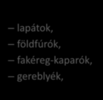 lapátok,