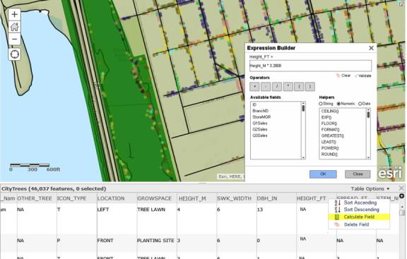 ArcGIS Online Felhő alapú Web GIS Calculate Fields Hosted