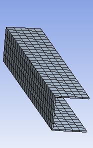 . A végeselem-módszer alkalmazás orientált bemutatása 5 a) b) c).9. ábra. D, D és 3D végeselem-modellek A.9.a. ábrán látható vonalelemekből felépített modell elemből és 4 csomópontból áll. A.9.b. ábrán a héjelemből felépített modell 375 elemből és 6 csomópontból épül fel.