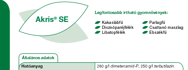 Successor T Successor 600 300 g/l petoxamid+ 187,5 g/l terbutilazin 600 g/l petoxamid Károsító Hatékonyság Károsító Hatékonyság Nagy széltippan OK Pipitér fajok OK