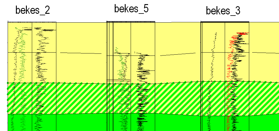 3.31. ábra: Negyedidőszaki képződmények elhatárolása Szeghalom térségében (jelkulcsát lásd a 3.12. ábrán) 3.32.