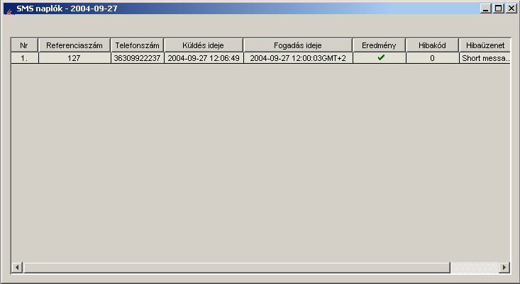 Bejegyeztethetjük azokat a felszólítókat is, amelyeket a program azért nem tudott elküldeni, mert az olvasóhoz nem volt mobiltelefonszám rögzítve.