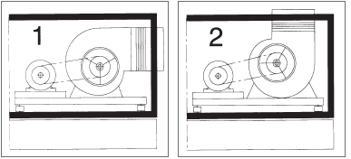 CETRA by Galletti KÖZPONTI ÉPÍTŐELEMES LÉGKEZELŐK VENTILÁTOR SZEKCIÓK - Lapátozás: 17 méretben előrehajló és 18 méretben hátrahajló lapátozás - Különböző energia osztályok és konfigurációk (kifúvás