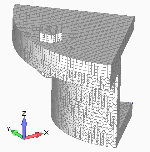 Add ID: 6,2 and 15, then In Automatic Mesh Sizing dialog box Set Size for: Hex Meshing Mesh/Geometry/ HexMesh Solids In Entity Selection Select Solid(s) to Mesh dialog box Add ID: 6,2 and 15, then