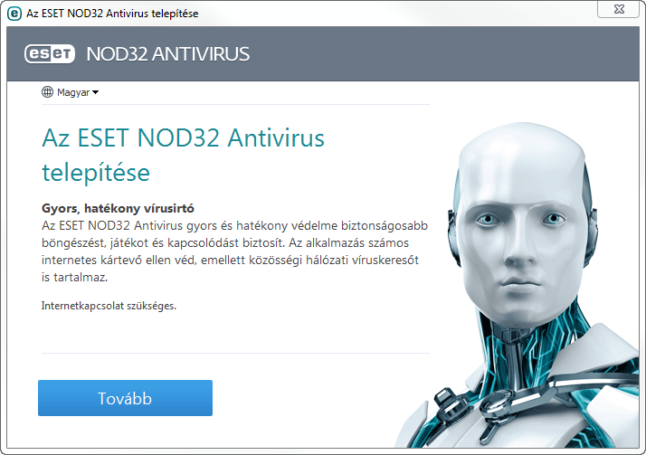 2. Telepítés Az ESET NOD32 Antivirus terméket számos módon telepítheti a számítógépre.