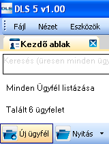 Ügyfél létrehozás 1. Új ügyfél Adja meg az ügyfél információkat Létrehozás 1.