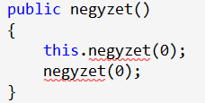 14. Problémák a konstruktorokkal Amennyiben minden ősosztályban van paraméter nélküli konstruktor, a teljes folyamatot észre sem vesszük.