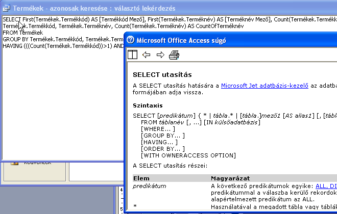 36 Access 2003 újdonságok 14. ábra.