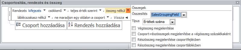 ISMERKEDÉS A PROGRAMMAL 73 portosítás, rendezés és összeg ablaktáblájának felhasználói felülete könnyebben érthető, és könnyebben navigálható.