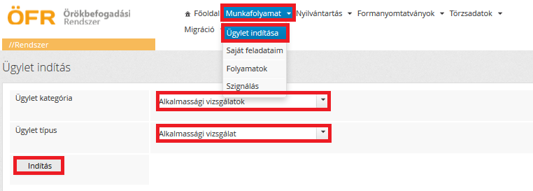 III. fejezet: Örökbe fgadni szándékzók alkalmassági vizsgálatánakrögzítése Alkalmassági vizsgálat Az alkalmassági vizsgálat flyamat flyamatlépései: 1. Előzmények keresése 2.