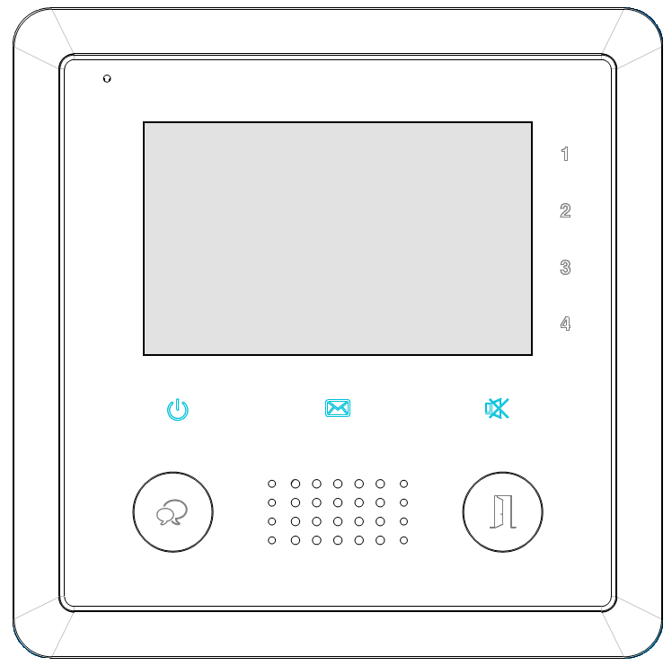 2-VEZETÉKES KAPUTELEFON RENDSZER