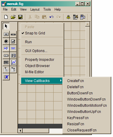 Ablakhoz rendelhető akció-tulajdonságok WindowButtonDownFcn, a WindowButtonMotionFcn, illetve a WindowButtonUpFcn tulajdonságok által meghatározott függvények mindig meghívódnak, amennyiben egy