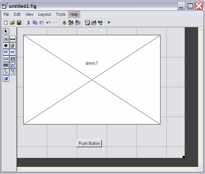 7. Készíts egy animációt (gif állományba). Egy körön mozogjon egy pont. Objektum Axis1 Pushbutton1 Tulajdonság DoubleBuffer NextPlot Érték on replace Rajzol Rajzol gomb/callback x = -pi:.