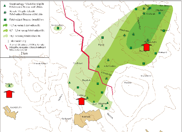 3. A FELSŐVADÁCSI BRECCSA ( K1) FÖLDTANI KÖRNYEZETE, B F ELTERJEDÉSE ÉS JELLEMZÉSE A breccsa a Berseki Márga Formációhoz tartozó, tagozat szinten elkülönített litosztatigráfiai egység, amelynek