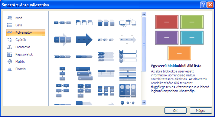 AZ EXCEL 2007 HASZNÁLATA 25 A Beszúrás szalag az objektumok beszúrásának eszköze. Itt is találunk újdonságot, nemcsak a régi parancsokat helyezték el az új vezérlőelemen.