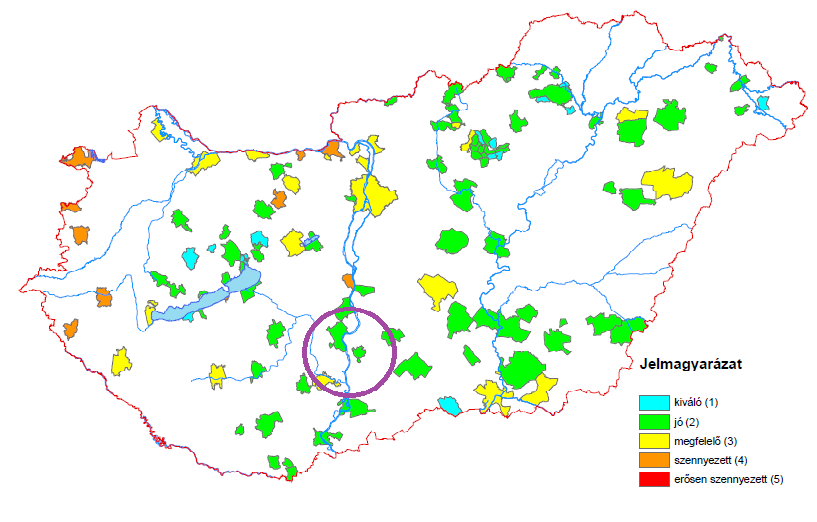 A levegőminőség 2007. évi értékelése a 17/2001. (VIII.3.) KöM rendelet és módosításai által előírt módszerek szerint, a 14/2001 (V.