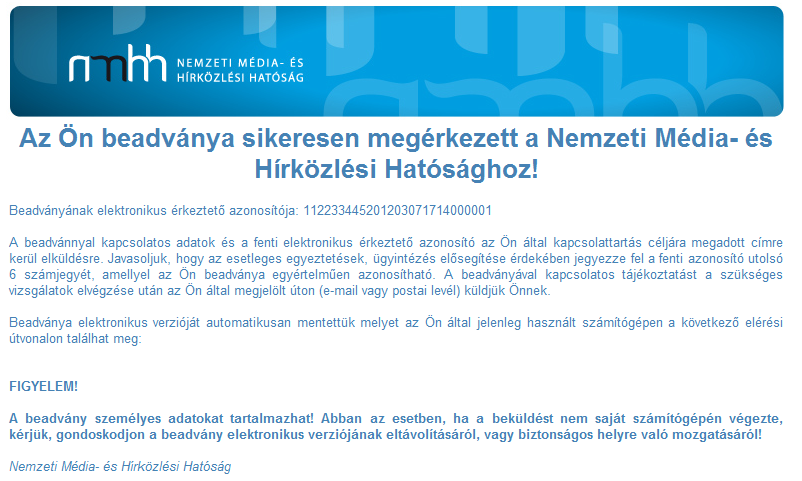 Ha az űrlapon megadott viszontazonosítási adatok hibásak és a viszontazonosítás emiatt sikertelen, az alkalmazás újra bekéri a viszontazonosító adatokat.